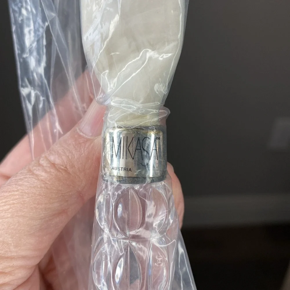 🎀 5 for $25 🎀 Mikasa Clear Handle Knife new sealed